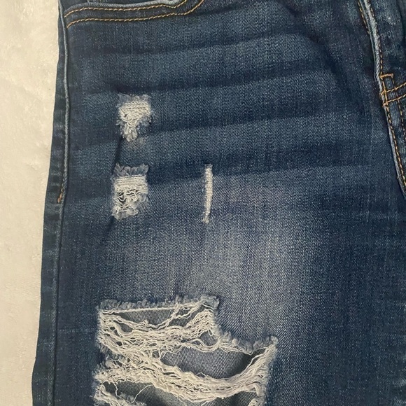 KanCan Distressed Bermuda Jean Shorts - Picture 5 of 5